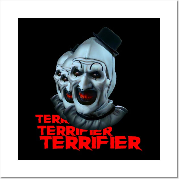 Terrifier t-shirt Wall Art by Suhucod